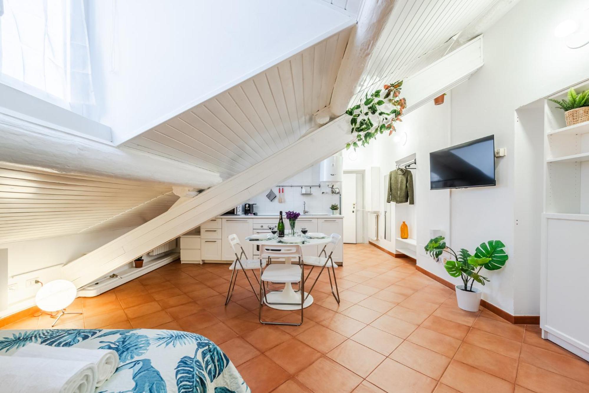 Ferienwohnung The White Jungle - San Babila Attic Mailand Exterior foto