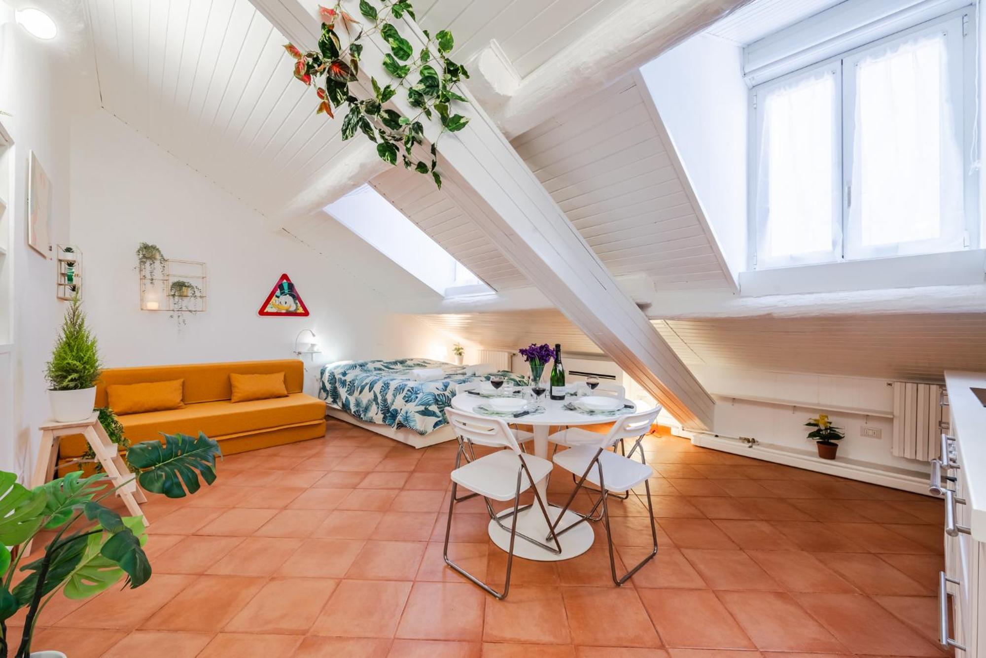 Ferienwohnung The White Jungle - San Babila Attic Mailand Exterior foto
